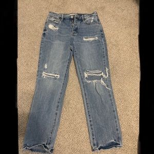 pacsun blue mom jeans size-25